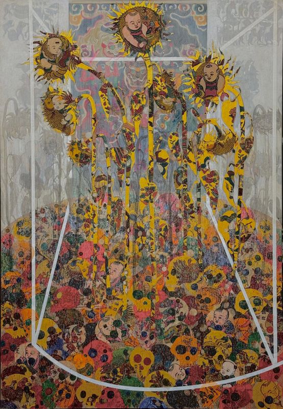 Nothing behind I by Bui Thanh Tam contemporary artwork Painting