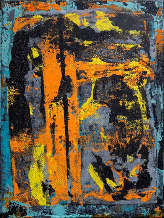 Untitled by Manok Ventura contemporary artwork Painting