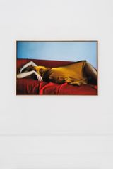 A woman lying on the sofa by Rala Choi contemporary artwork painting photography print