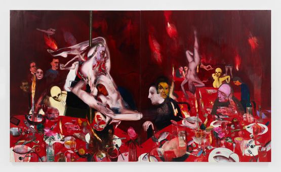People Loved and Unloved by Ambera Wellmann contemporary artwork Painting