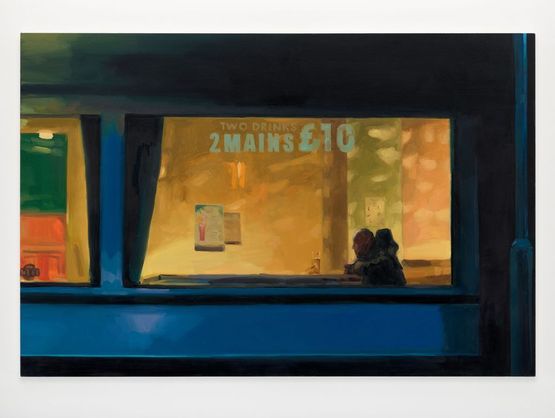 Pint and Crisps by Thomas Cameron contemporary artwork Painting