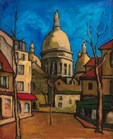 Montmartre by Zhongjun Wang contemporary artwork painting
