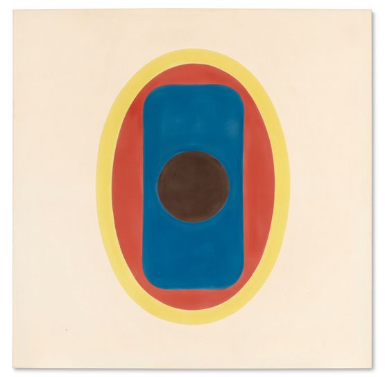 Sea Purse by Kenneth Noland contemporary artwork Painting