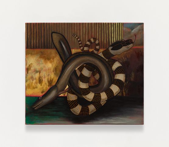 Cobra e Enguia I by Anna Livia Taborda Monahan contemporary artwork Painting