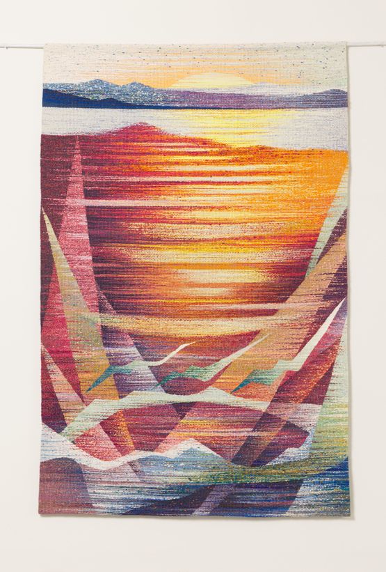 Dawn by Lee Shinja contemporary artwork Textile