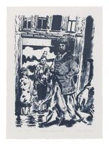 Hofgesellschaft by Neo Rauch contemporary artwork works on paper