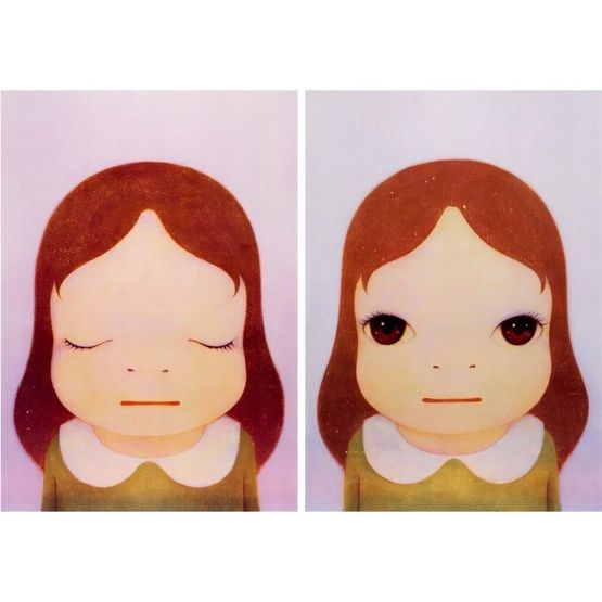 Cosmic Girl by Yoshitomo Nara contemporary artwork Print