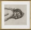 Man Resting State II by Lucian Freud contemporary artwork Print