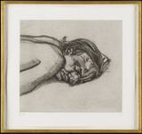 Man Resting State II by Lucian Freud contemporary artwork print