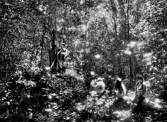 On the way to fish on the Curuca River valley of Javari Indigenous Territory state of Amazonas Brazil by Sebastiao Salgado contemporary artwork Photography