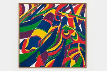 Contemporary art exhibition Alain Jacquet Jeux de Jacquet at Perrotin Paris Marais France