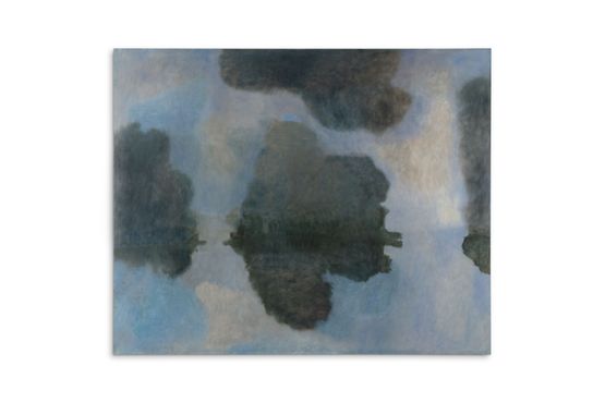 Blue Sky Over Water by Nuria Maria contemporary artwork Painting