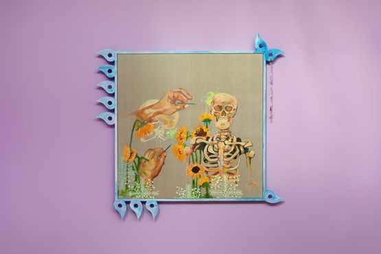 Autumn Equinox - abolition invocation by Alberta Whittle contemporary artwork Painting