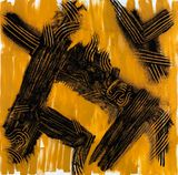 Untitled from the Sand Composition series by Mohsen Vaziri-Moghaddam contemporary artwork painting