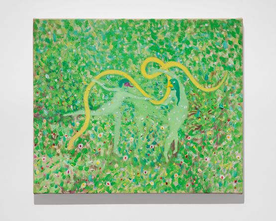 Snake Dance by Robby Bennett contemporary artwork Painting
