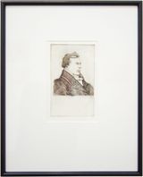 Portrait of L. J. - Marie Bizeul after Charles Meryon by Linda Marrinon contemporary artwork print