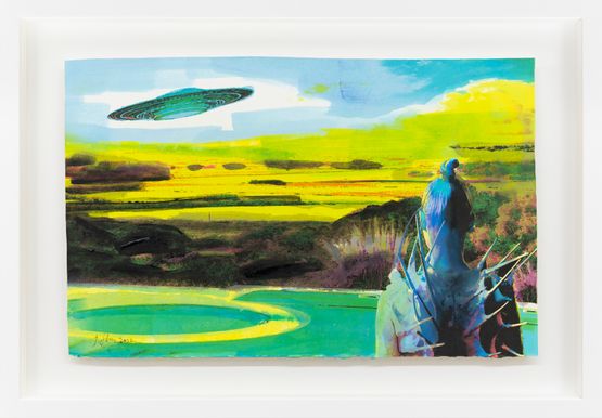 As a Passenger by Lin Jingjing contemporary artwork Painting