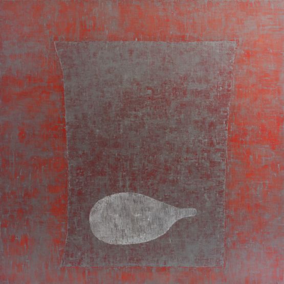The Body and The Silver Breast by Pinaree Sanpitak contemporary artwork Painting