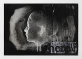 HERE by Jaume Plensa contemporary artwork works on paper mixed media