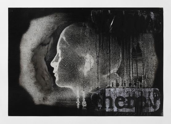 HERE by Jaume Plensa contemporary artwork Works on Paper