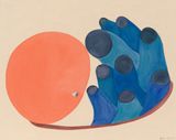 A boat in the hands by Nobuko Watabiki contemporary artwork painting
