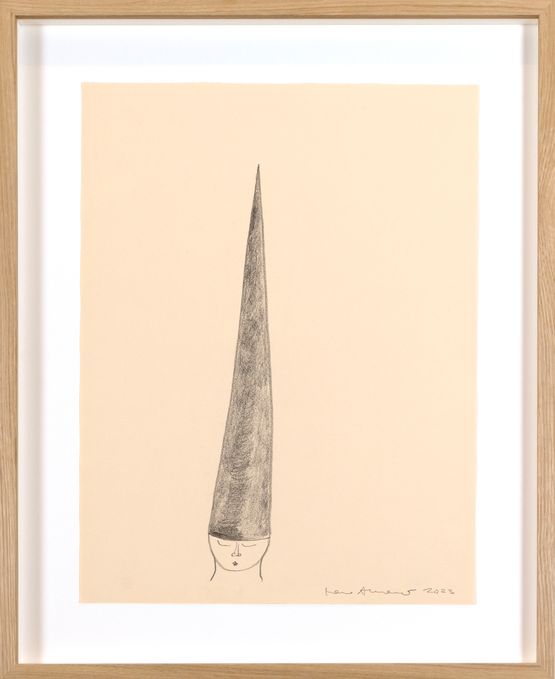 Study for Energy Hat 6 by Marina Abramovic contemporary artwork Works on Paper