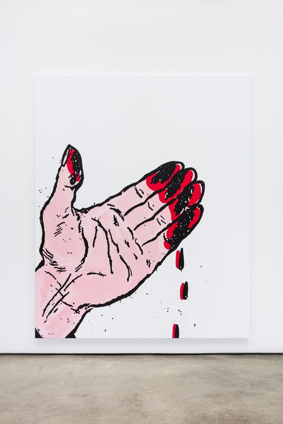 Untitled Hand by Gardar Eide Einarsson contemporary artwork Painting