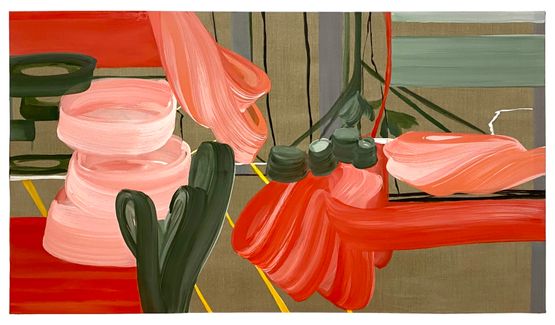 A Letter to The Persian Garden by Moje Assefjah contemporary artwork Painting