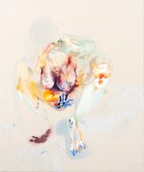 Not there by Araminta Blue contemporary artwork painting works on paper