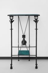 Hisae  Small Console with Deers and Bird by Jean-Marie Fiori contemporary artwork sculpture