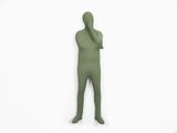 Philippe Zdar 2023 olive green by Xavier Veilhan contemporary artwork sculpture