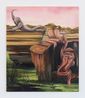 On the same rock by Monika Karandi contemporary artwork Painting