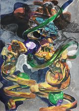 Jones No.1 by Wu Yanzhen contemporary artwork works on paper drawing