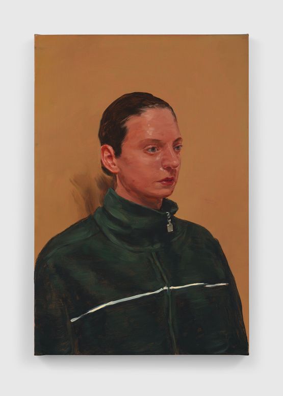 Nina by Michael Borremans contemporary artwork Painting