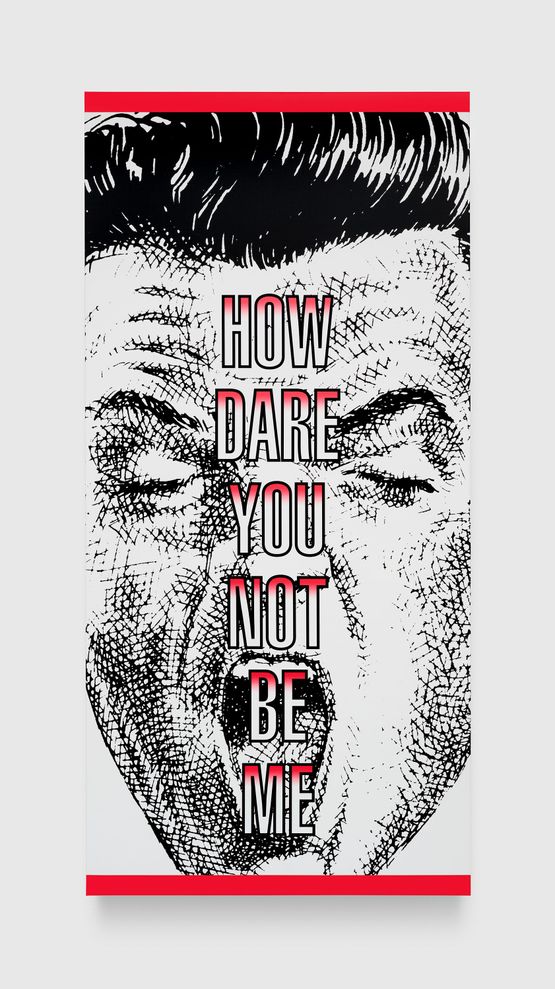 Untitled How dare you not be me by Barbara Kruger contemporary artwork Print