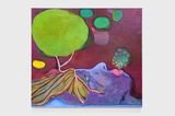 Blow by Cristina Canale contemporary artwork painting textile works on paper
