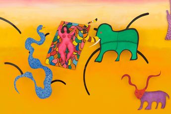 Contemporary art exhibition Niki de Saint Phalle Tableaux Eclates at Salon 94 East 94th Street United States