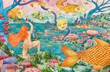 O The Fool by Charlotte Mui Ngo-Suet contemporary artwork painting works on paper