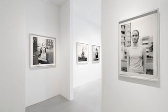 Contemporary art exhibition Ute Mahler Werner Mahler Monalisen der Vorstadte at GaleriePeterSillem Frankfurt Germany