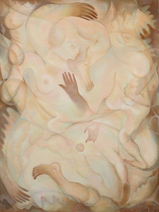 The Fruit of Retrospection by Zhou Chi contemporary artwork Painting