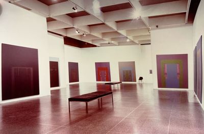Robyn Dennys Hard-Edged Abstractions at Vardaxoglou Gallery