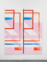 Untitled by Bernard Piffaretti contemporary artwork painting