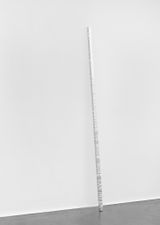 White Dickinson A BLOSSOM PERHAPS IS AN INTRODUCTION TO WHOM-NONE CAN INFER- by Roni Horn contemporary artwork sculpture