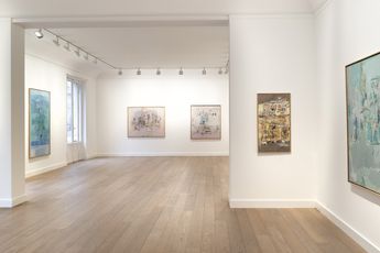 Contemporary art exhibition Sarah Grilo Paris  Madrid at Galerie Lelong 13 Rue de Teheran Paris France
