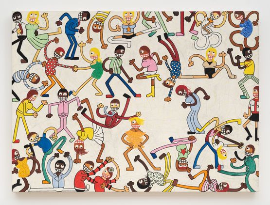 Choreomania by Jay Stuckey contemporary artwork Painting