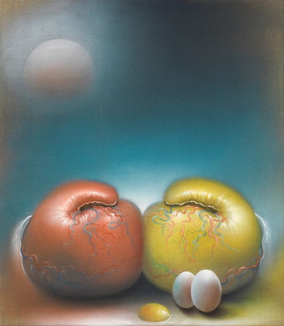 Le Monde by Bernhard Martin contemporary artwork Painting