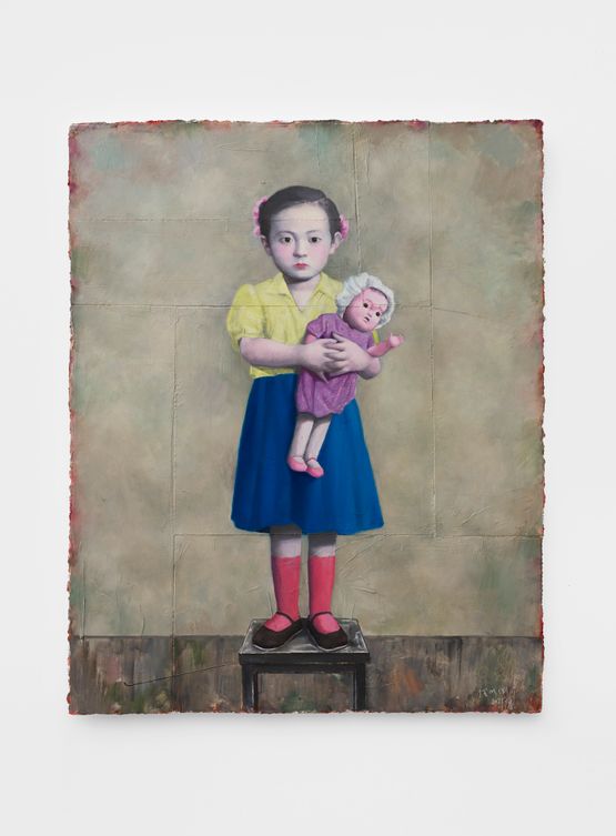 Role No. 17 by Zhang Xiaogang contemporary artwork Painting