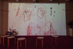 I have only one language it is not mine by Mithu Sen contemporary artwork Installation