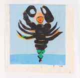 Tagebuch einer exotischen Krabbe by Azade Koker contemporary artwork works on paper