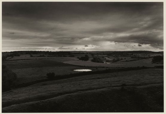 Dew Pond By Iron Age Hill Fort Somerset by Don Mccullin contemporary artwork Photography